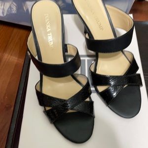 Black Heeled Sandals